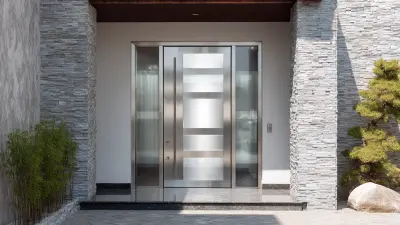 Enhance Your Home’s Aesthetic: The Benefits of Stainless Steel Doors with Glass Panes