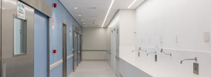 Stainless Steel Fire Rated Doors at Sports Complex, Nice, France